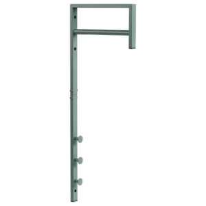 Nordic Living Zelený kovový nástěnný věšák Trenna