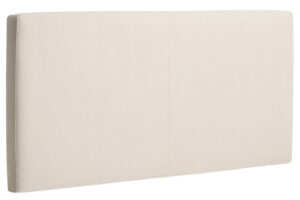 Kave Home Béžové čalouněné čelo k posteli Blok 180 cm