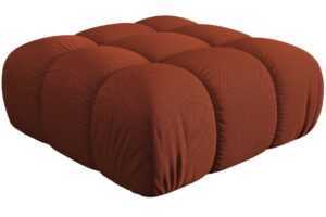 Micadoni Terakotově oranžová podnožka Bellis 94 x 94 cm