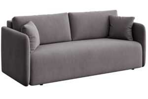 Rodier Šedá rozkládací pohovka Chaum 220 cm