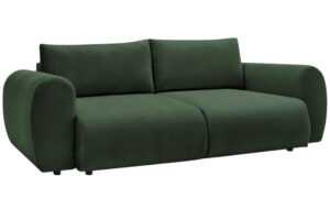 Bobochic Paris Zelená rozkládací pohovka Lucien 257 cm