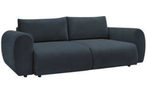 Bobochic Paris Tmavě modrá rozkládací pohovka Lucien 257 cm