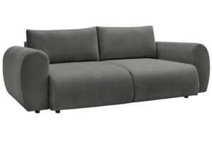 Bobochic Paris Šedá rozkládací pohovka Lucien 257 cm