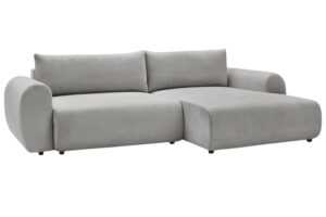 Bobochic Paris Světle šedá rozkládací pohovka Lucien 314 cm