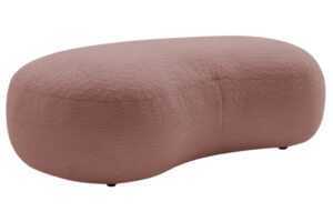 Bobochic Paris Růžová bouclé podnožka Saint-Germain 147 x 90 cm