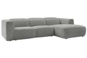 Bobochic Paris Světle šedá rohová pohovka William 298 cm