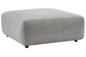 Bobochic Paris Světle šedá podnožka Lucien 108 x 108 cm