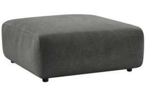 Bobochic Paris Šedá podnožka Lucien 108 x 108 cm