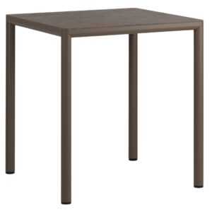 Nardi Hnědý zahradní stůl Piave 70 x 70 cm