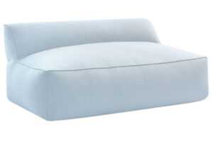 Bobochic Paris Světle modrá zahradní pohovka Riviera 160 cm