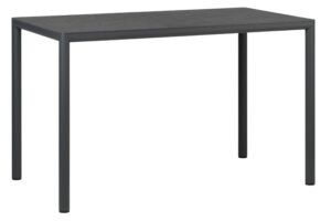 Nardi Tmavě šedý zahradní stůl Piave 120 x 70 cm