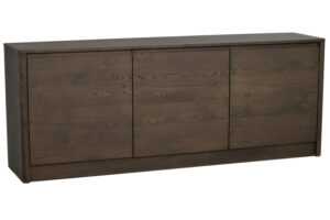 Rowico Hnědá dubová komoda MELSTONE 180 x 40 cm