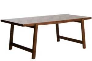 Kave Home Dřevěný zahradní jídelní stůl Itani 200 x 100 cm